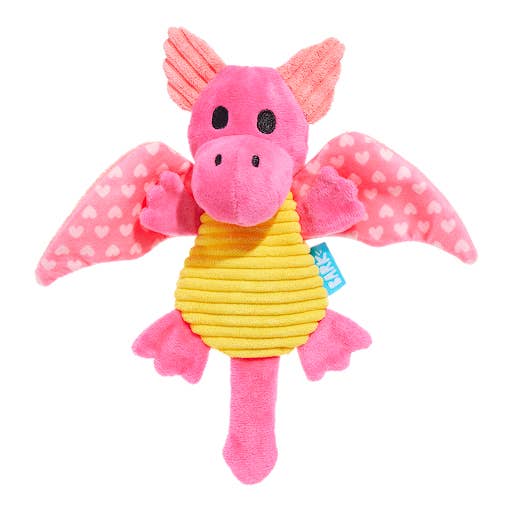 Valentine Dragon Plush Dog Toy