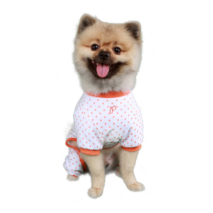 Pijama de jirafa para perro