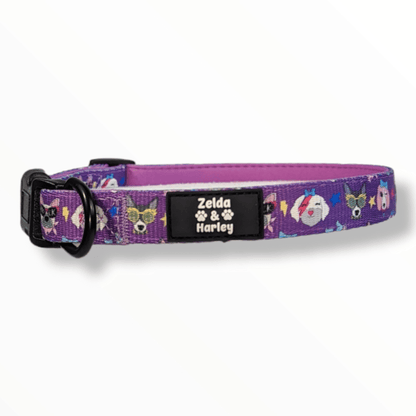 Muttallica Dog Collar & Bow Tie