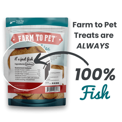 Fish Chips Dog Treats: Standard 4oz