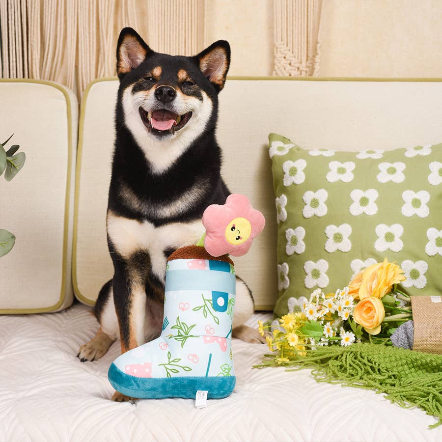 HugSmart Pet - Puppy Garden Rain Boot Dog Plush Toy