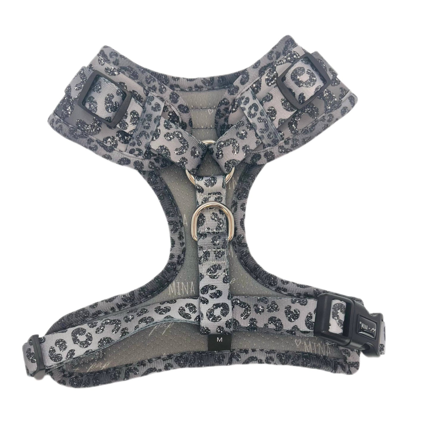 You’re So Glam Adjustable Silver Ombre Dog Harness