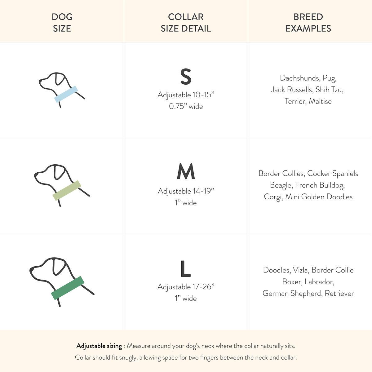 Beige Checkers Dog Collar