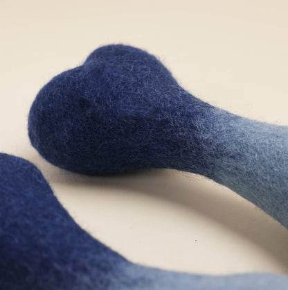 Ombre Wool Bone: Small