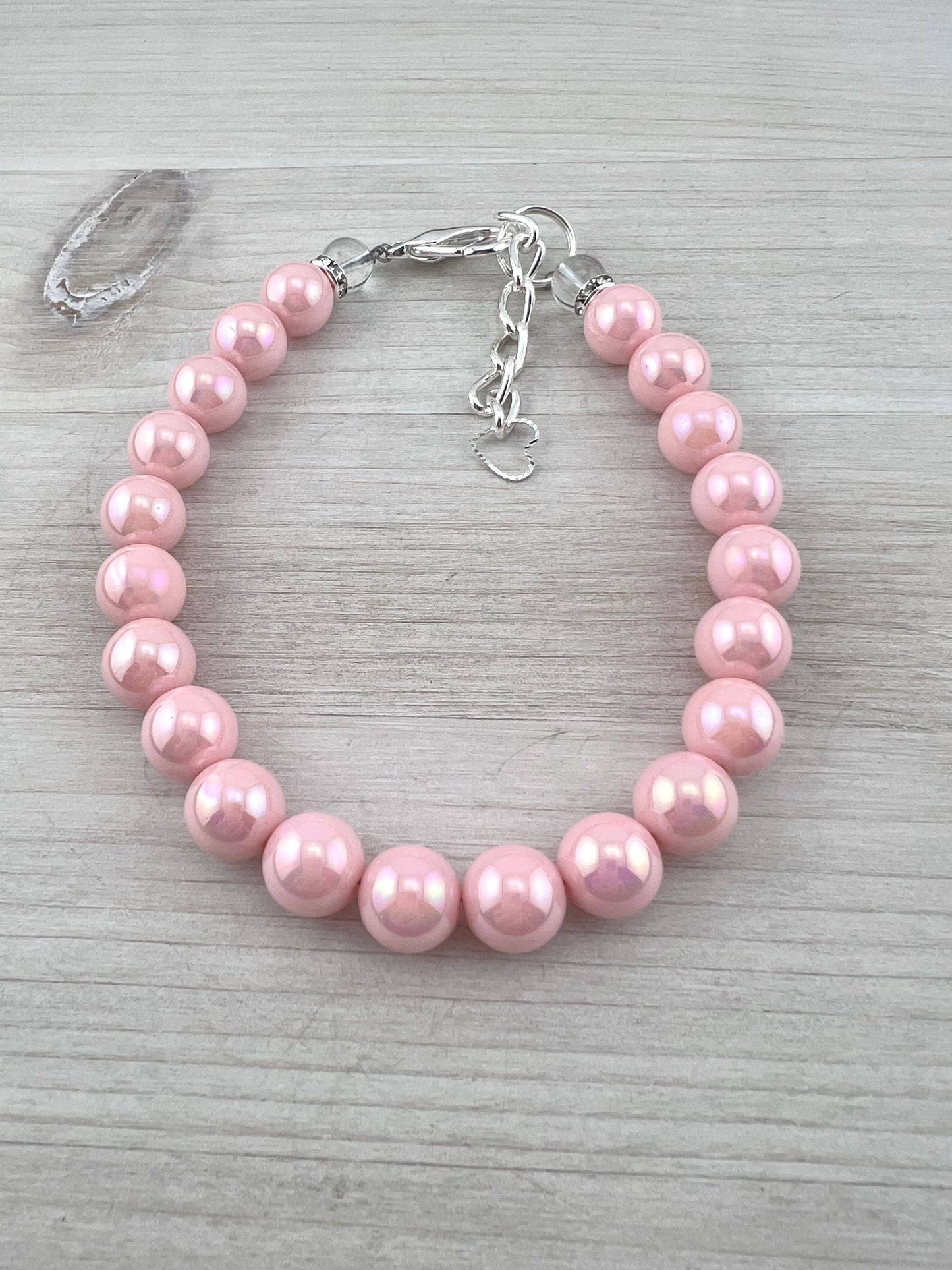 Pink Pearl Dog Necklace