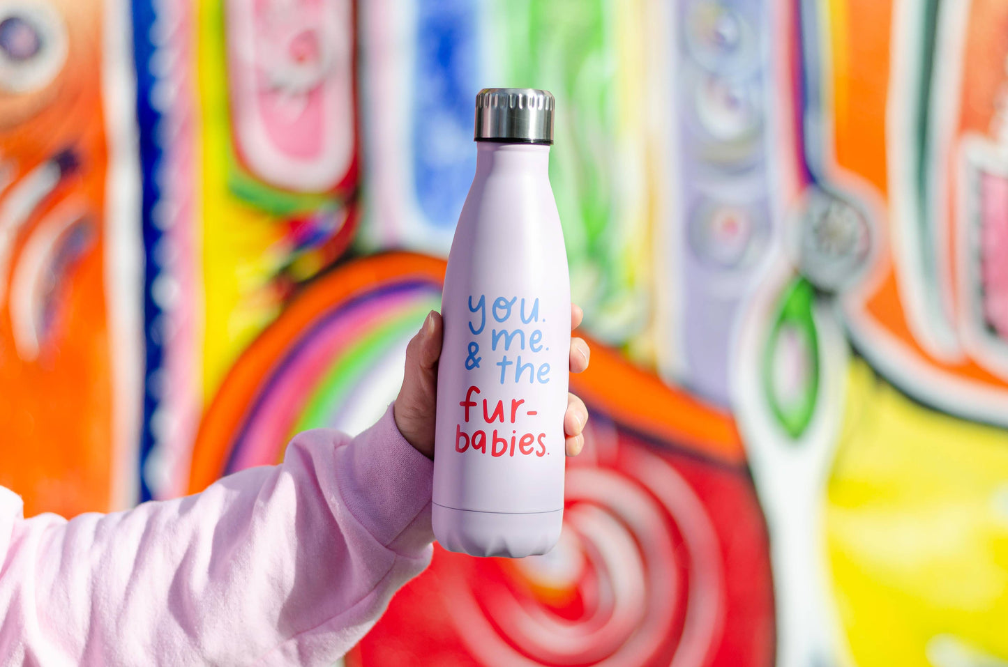 You, Me & the Furbabies Water Bottle