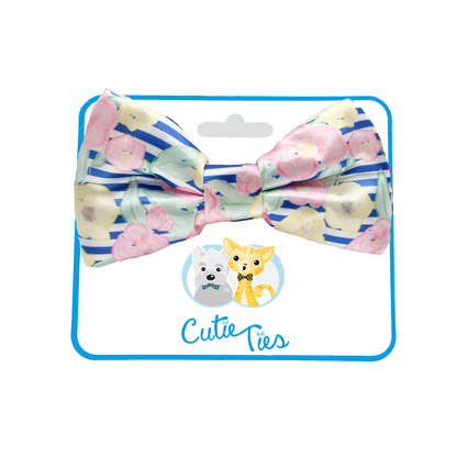 Preppy Pet Floral Dog Bow Tie