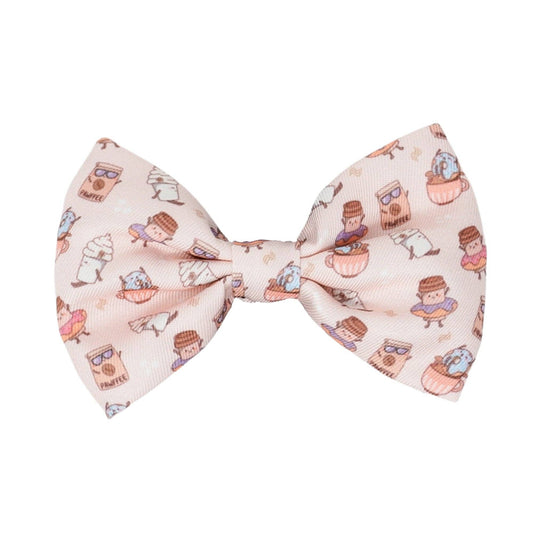 Coffee Break Dog Bow Tie