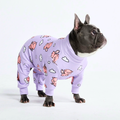 Pijama para perros - Cuando los cerdos vuelan