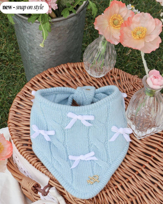 Spring Baby Blue Dog Bandana