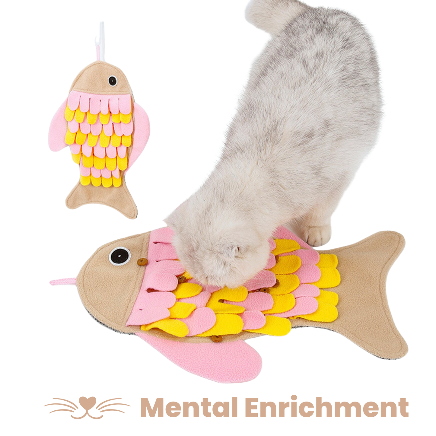 Fish Cat Snuffle Mat