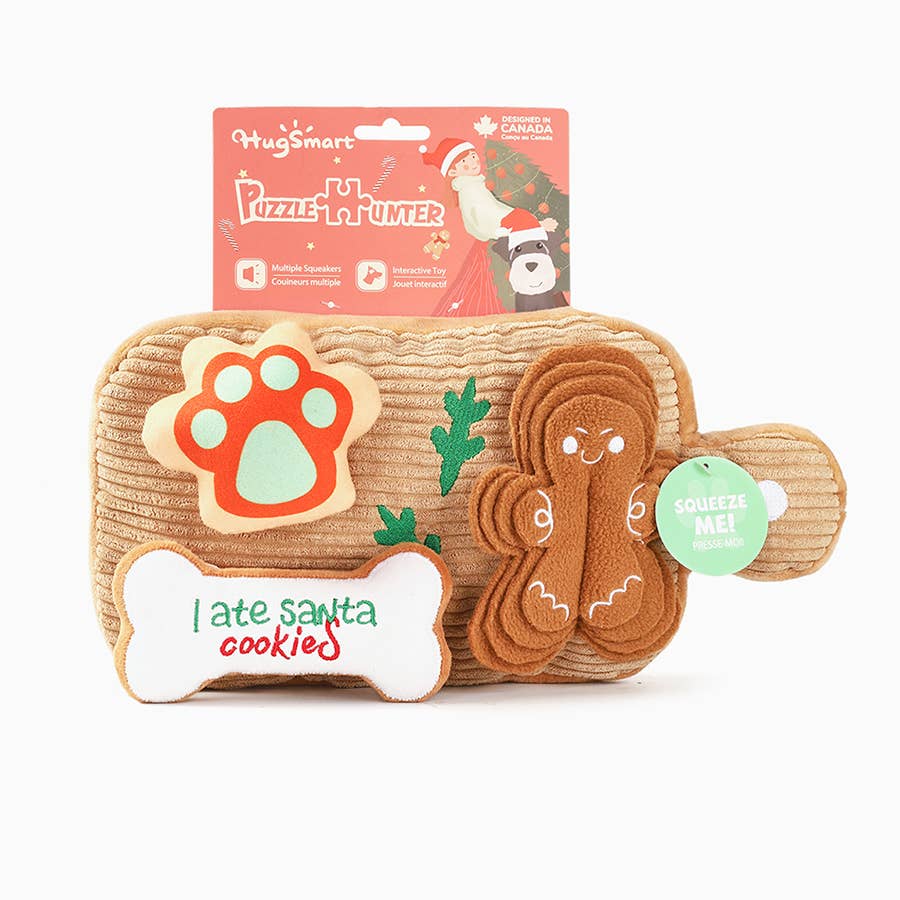 HugSmart Pet - Happy Woofmas Cookie Board - Plush Toy