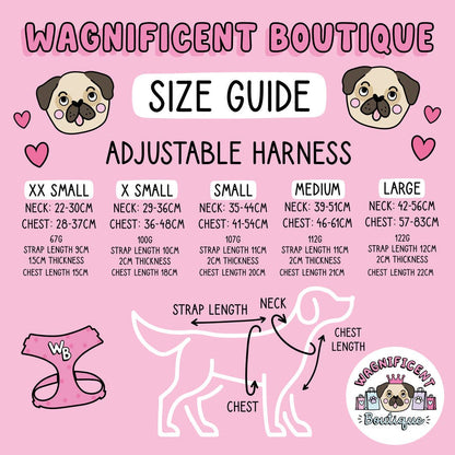 Mamas Girl Adjustable Dog Harness