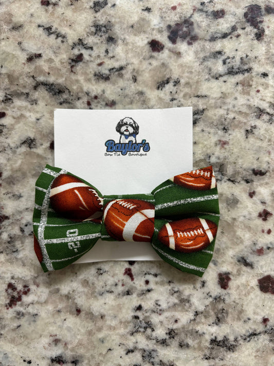 Football Dog Bow Tie - Assorted Sizes
