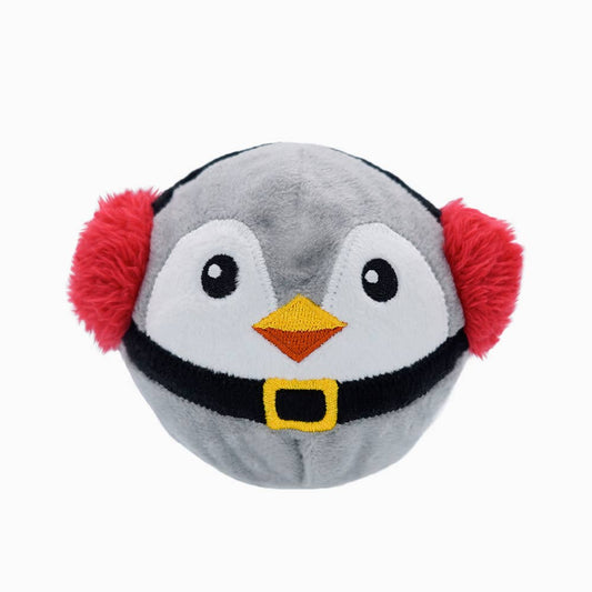 HugSmart Pet - Happy Woofmas Penguin - Dog Ball Toy