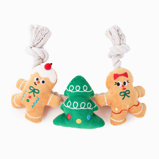 HugSmart Pet - Happy Woofmas Holiday Gingerbread Man