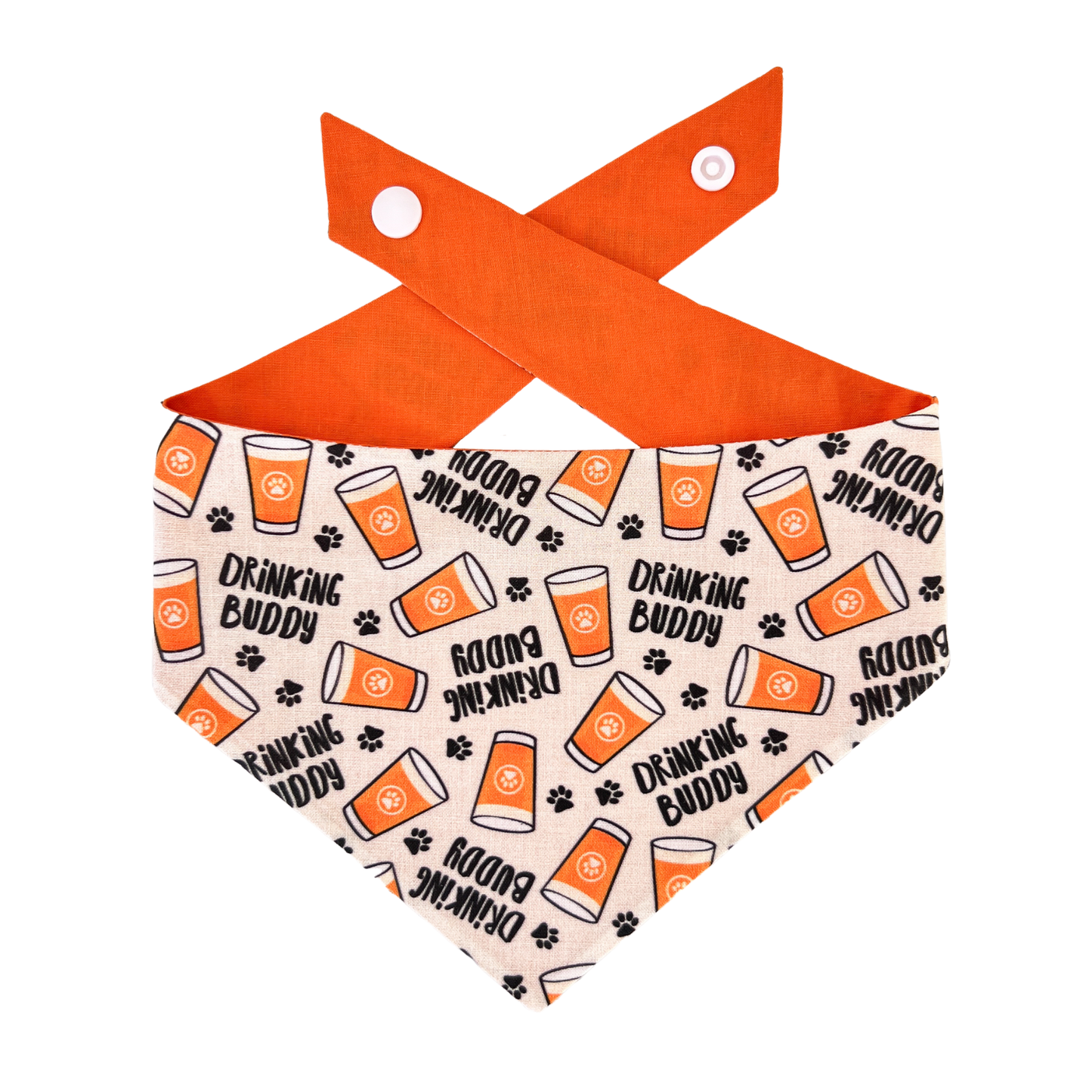 Bandana para perro con lazo para beber