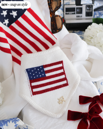 American Flag Dog Bandana