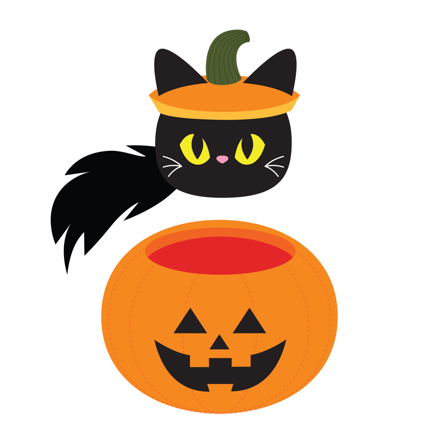 Cat-o'-Lantern 2-in-1 Bounce Dog Toy