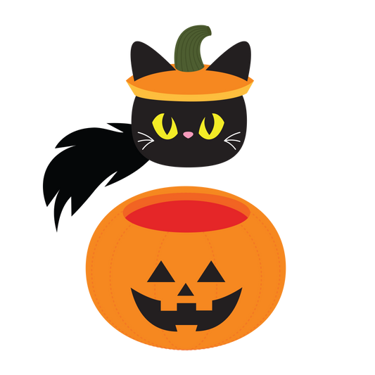 Cat-o'-Lantern 2-in-1 Bounce Dog Toy