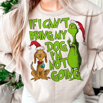 The Grinch If I Can't Bring My Dog Christmas