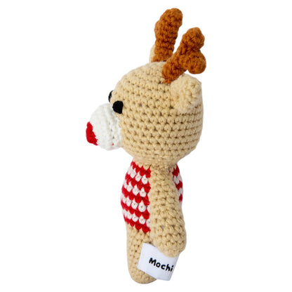 Dasher the Reindeer Crochet Small Dog Toy