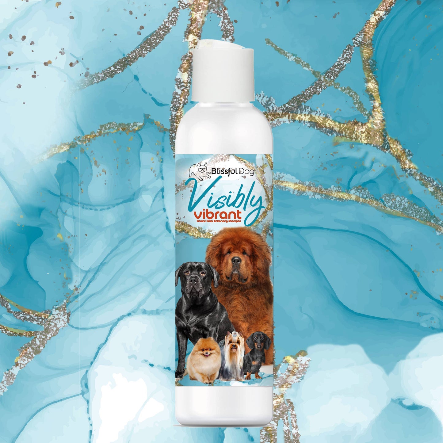 Champú para perros Visibly Vibrant para realzar el color: 8 oz