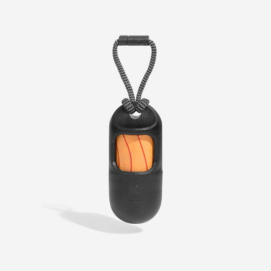 Black - Poop Bag Dispenser With Compostable Bags