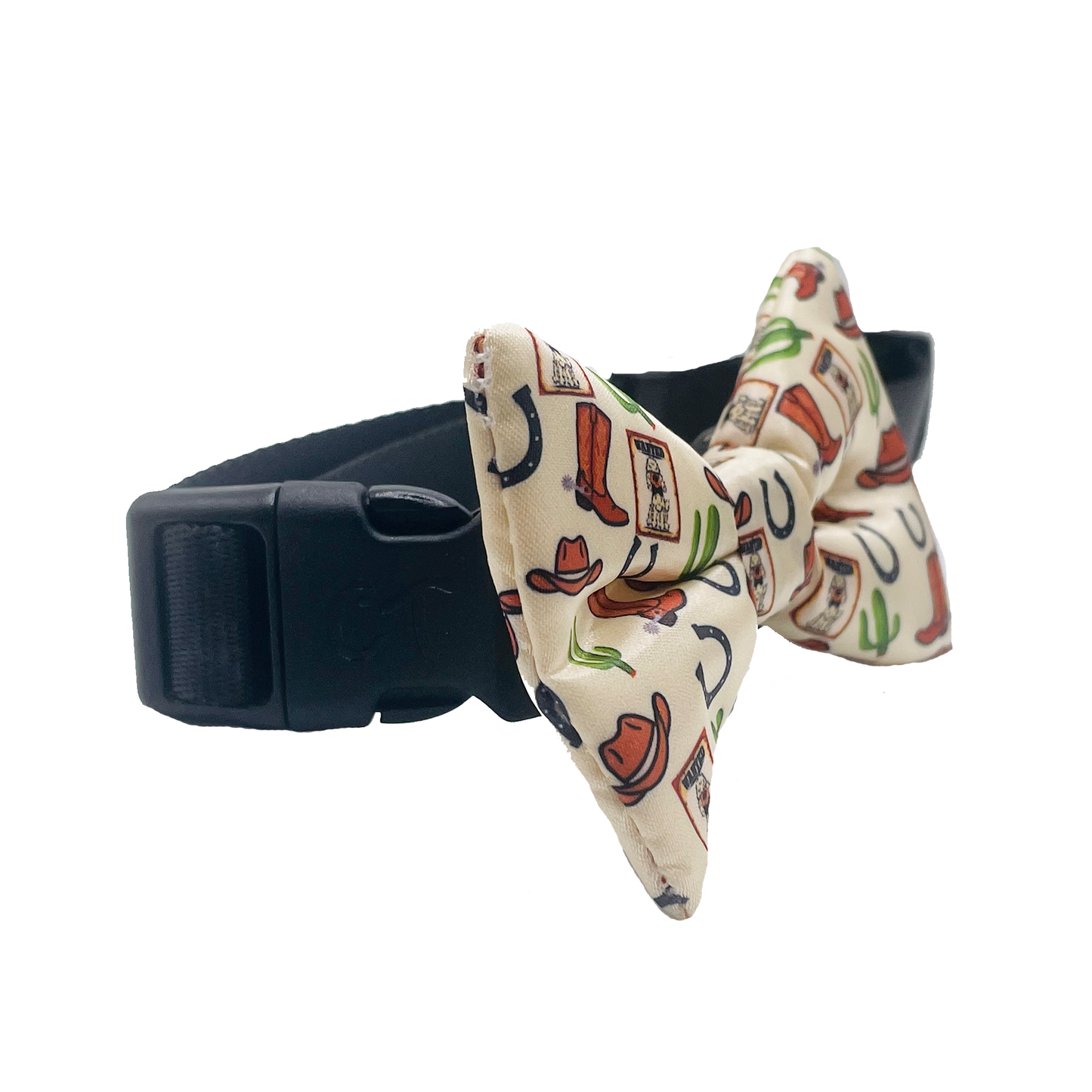 Wanted Country Western Dog Bow Tie