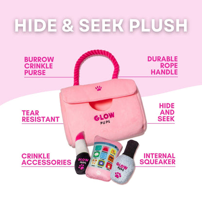 Plush Pink Purse Hide & Seek Toys