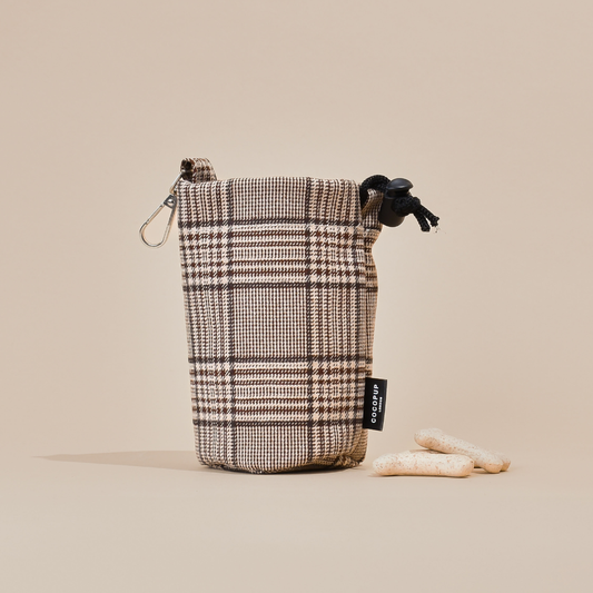 Pup Plaid - Drawstring Treat Pouch