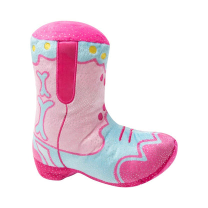 Single 2 Boot Plush Dog Toy 7