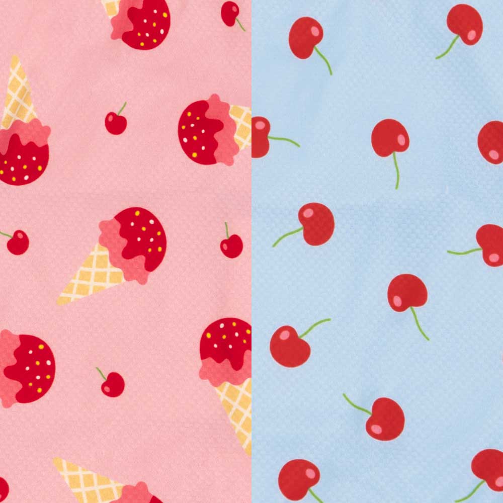 UPF 50+ Dog UV Protection Shirt - Ice Cream or Cherry