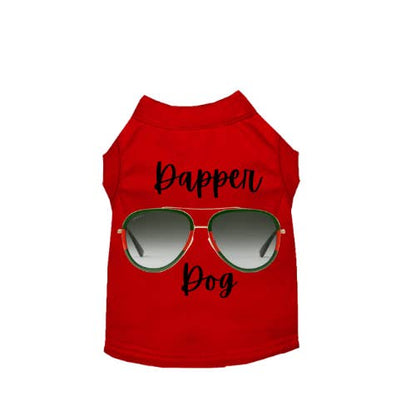 Camiseta de diseño para perro Dapper