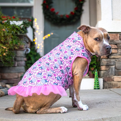 Pink Christmas Hippo TUTU