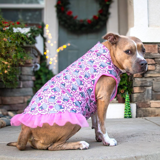 Pink Christmas Hippo TUTU
