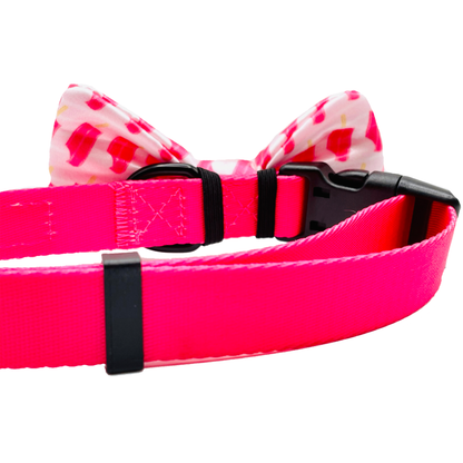 Ice Pops Pattern Dog Bow Tie