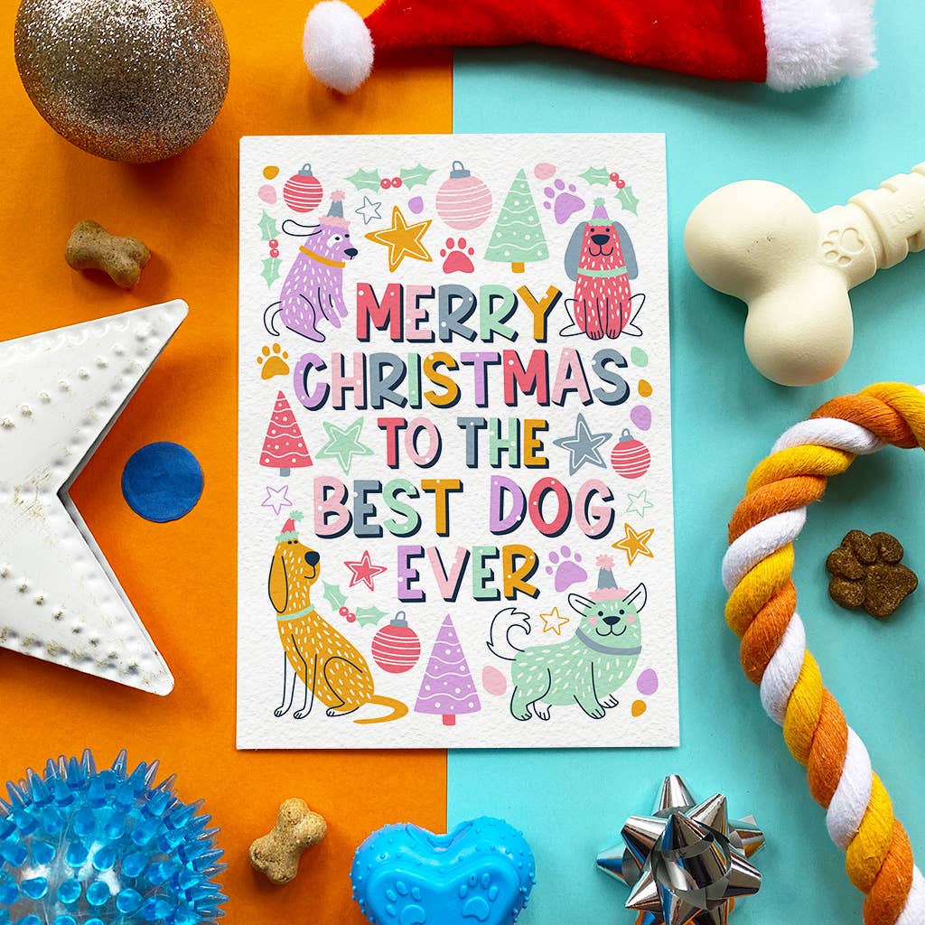 Christmas Edible Card for Dogs - Scoff Paper