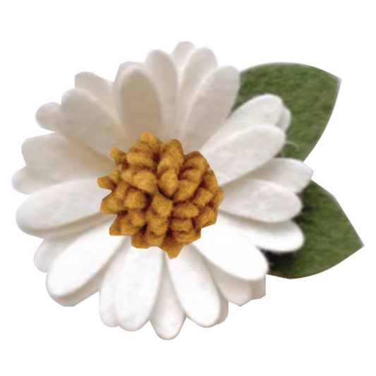 Daisy Dog Collar Flower