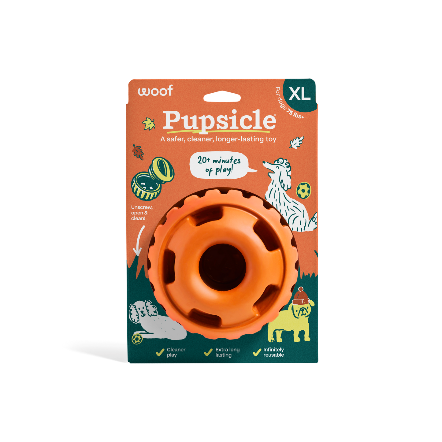 The Pupsicle Treat Dispenser - Limited Pumpkin Color
