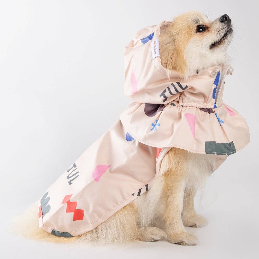 Dog Raincoat Beige