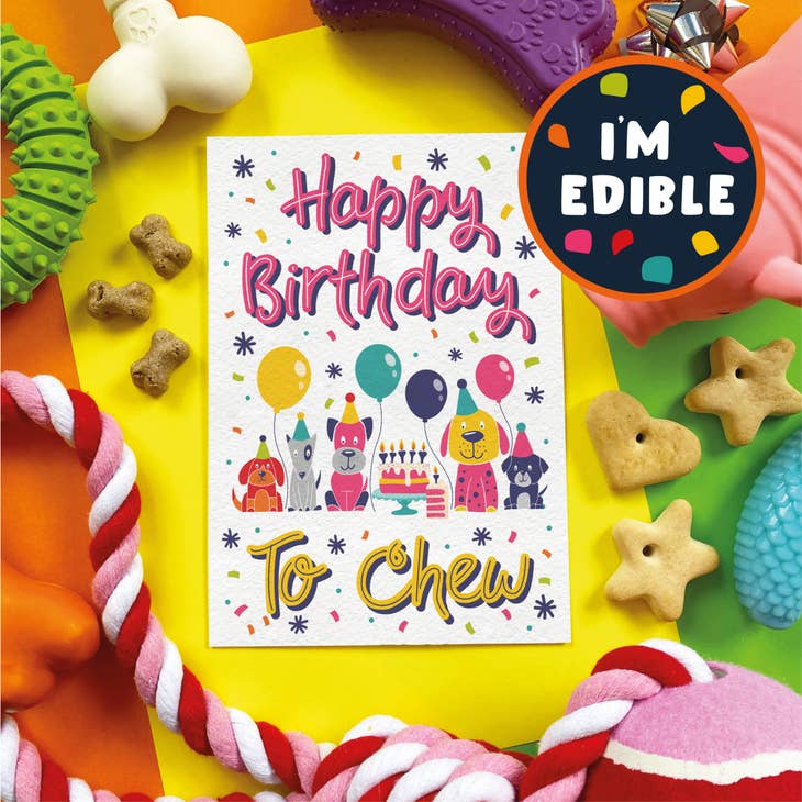 Edible Cards and Pen for Dogs - Scoff Paper