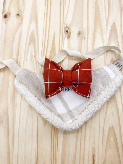 Pajarita para perro Big Puppa - Cuadros oxidados vintage