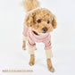 High-neck Blush Dog Onesie