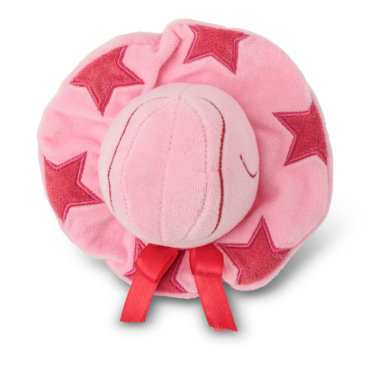 3pc Pink Cowgirl Pet Plush Squeaker Toys