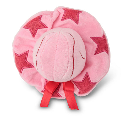 3pc Pink Cowgirl Pet Plush Squeaker Toys