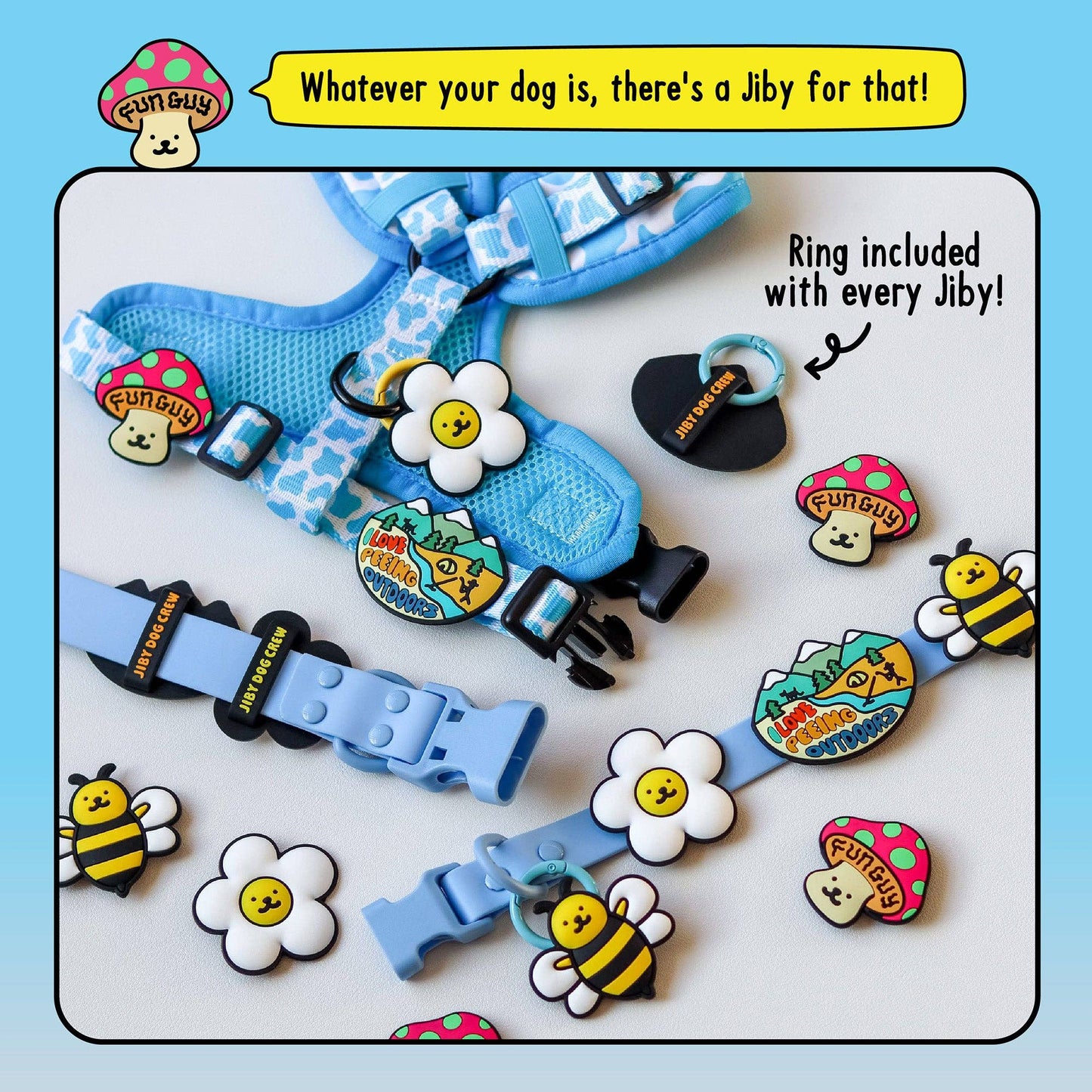 Spooky the Spider Jiby Dog Charm