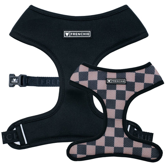 Frenchie Duo Reversible Harness - Black