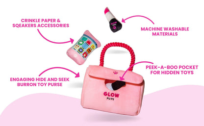 Plush Pink Purse Hide & Seek Toys