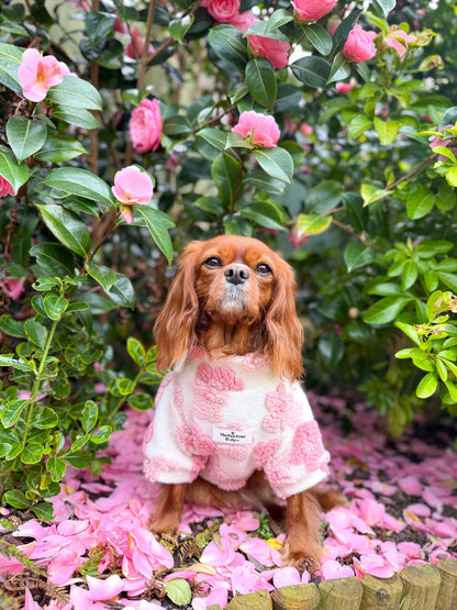 The Peony Pink Floral Fleece